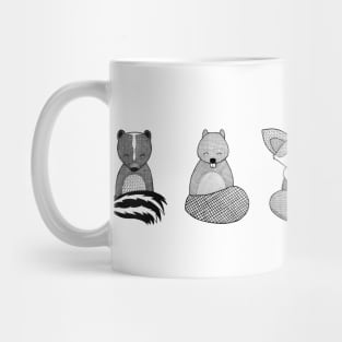 Critter line-up Mug